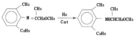 胺醚的制备的化学反应式